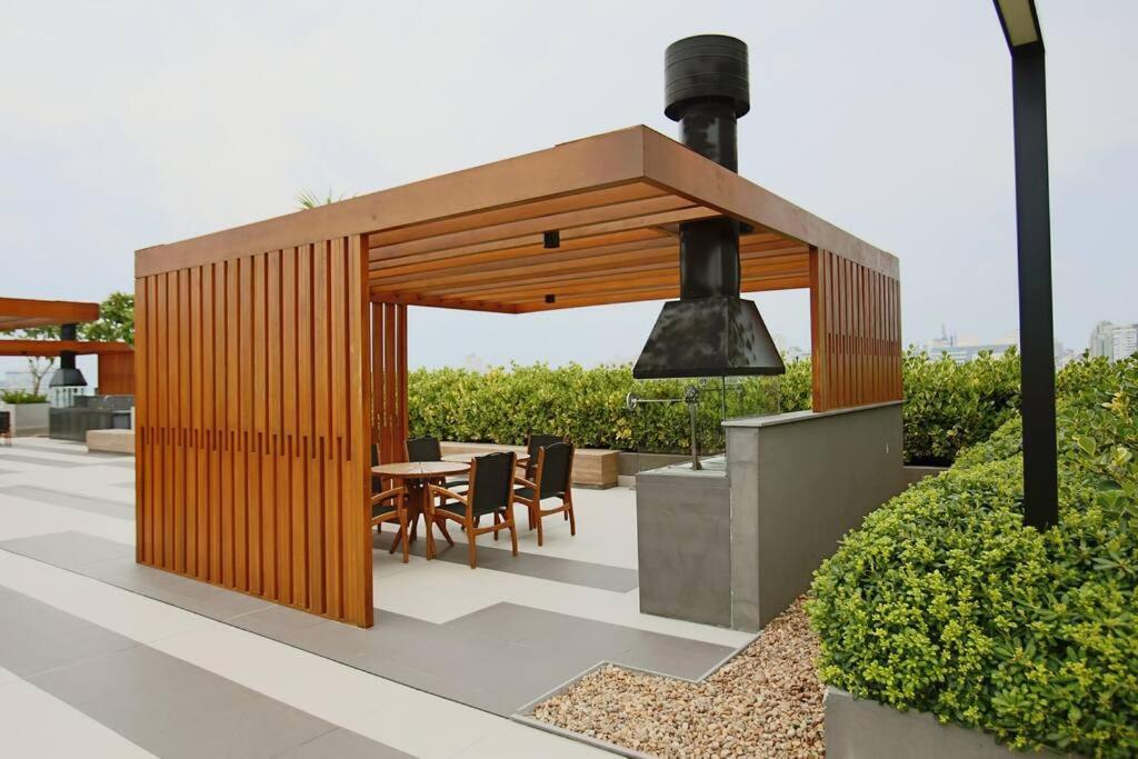 Apto Frente Parque Com Vista E Piscina ปอร์โตอัลเลเกร ภายนอก รูปภาพ