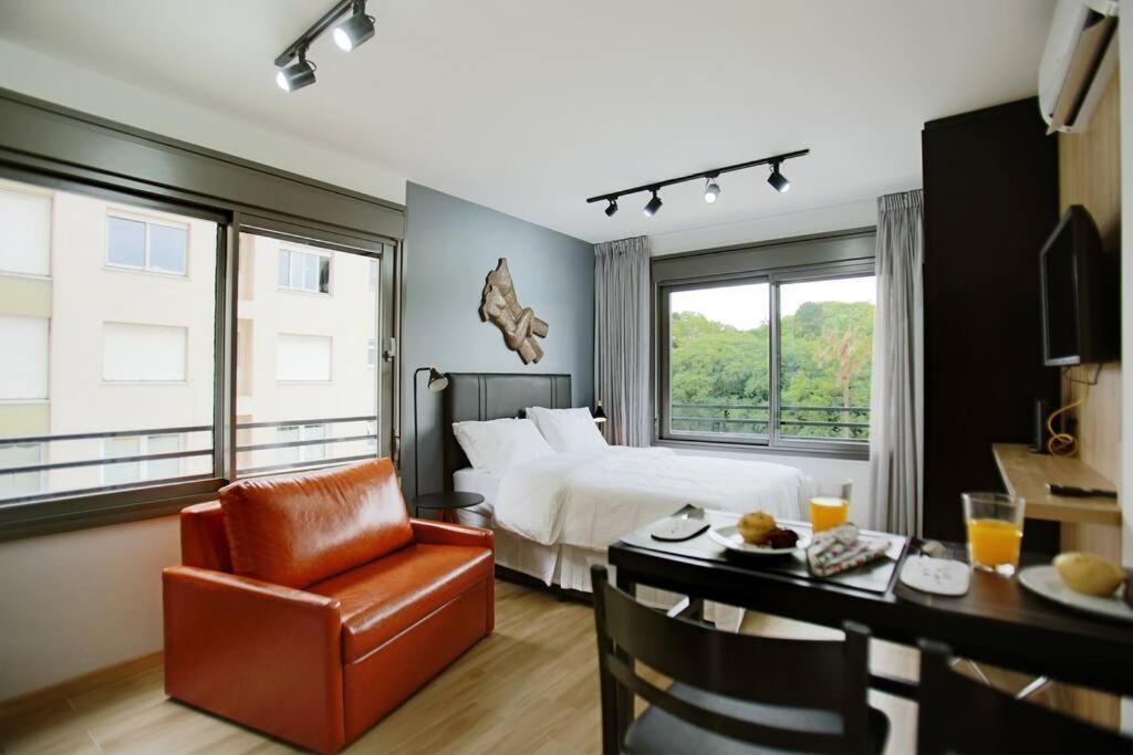 Apto Frente Parque Com Vista E Piscina ปอร์โตอัลเลเกร ภายนอก รูปภาพ